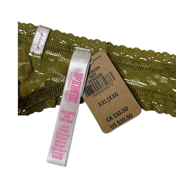 Victoria Secret Pink Bundle Lot of 2 Underwear Thongs Panties Size XXL - Picture 2 of 5